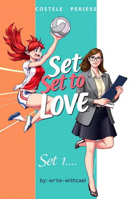 A visually striking book cover featuring two main characters