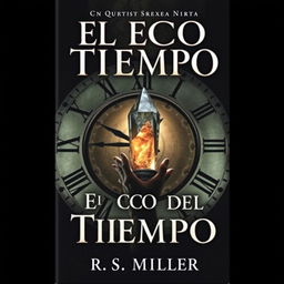 Book cover titled 'El Eco del Tiempo' with the author's name, R