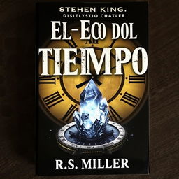 Book cover titled 'El Eco del Tiempo' with the author's name, R