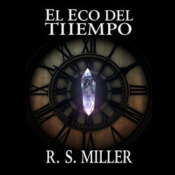 A dark and sinister book cover for 'El Eco del Tiempo' by R