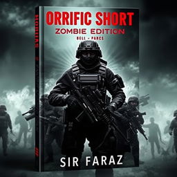 A book cover featuring a straight-on view of heavily armed soldiers in dark tactical gear, exuding intensity and mystery