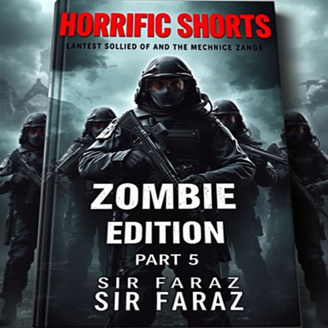 A book cover featuring a straight-on view of heavily armed soldiers in dark tactical gear, exuding intensity and mystery