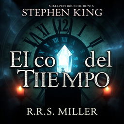 A dark yet romantic book cover for 'El Eco del Tiempo' by R