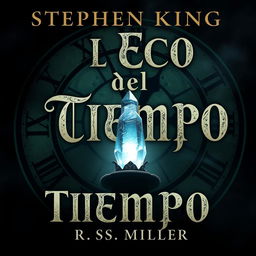 A dark yet romantic book cover for 'El Eco del Tiempo' by R
