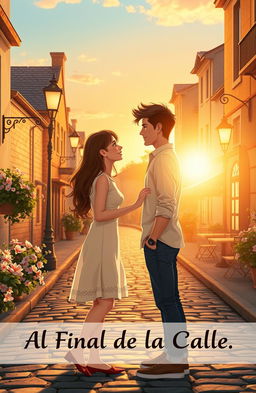 A heartwarming love story titled "Al Final de la Calle" set in a picturesque small town