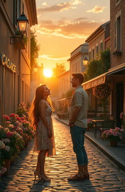 A heartwarming love story titled "Al Final de la Calle" set in a picturesque small town