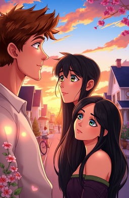 A romantic story titled 'At the End of the Street'