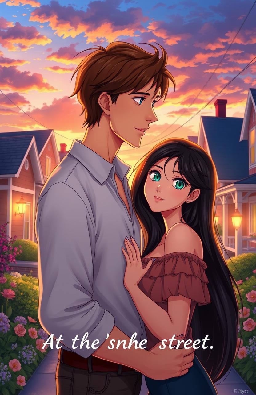A romantic story titled 'At the End of the Street'