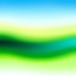 A vibrant gradient color palette transitioning smoothly through various shades of blue, green, and white, inspired by the tranquility of the ocean and the serenity of nature