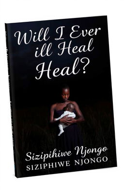 A book cover featuring a black woman holding a baby in a dimly lit field at night
