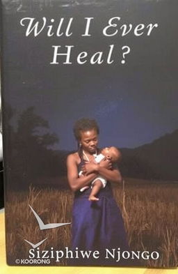 A book cover featuring a black woman holding a baby in a dark field at night, conveying a sense of loneliness and fear