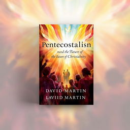 A detailed and colorful book cover design for 'Pentecostalism and the Future of Christianity' by Martin, David, published by Oxford University Press in 2018