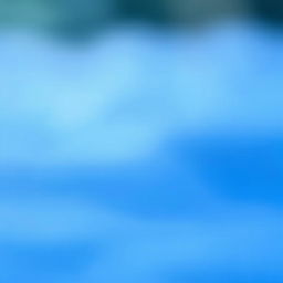 A soft-focus background in various shades of blue, creating a dreamy and serene atmosphere