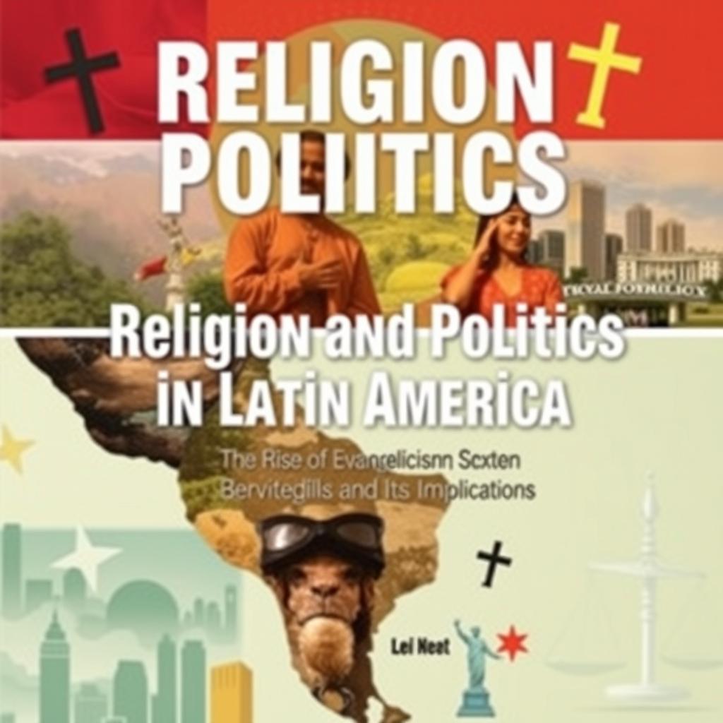 A scholarly book cover design for 'Religion and Politics in Latin America: The Rise of Evangelicalism and its Implications' by Lee, Hae Y
