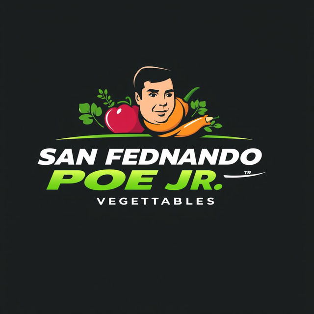 A modern and dynamic logo design for 'San Fernando Poe Jr