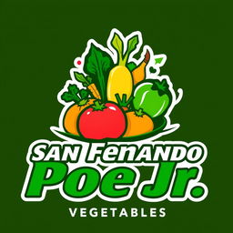 A modern and dynamic logo design for 'San Fernando Poe Jr