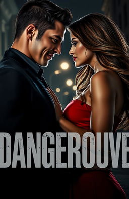 A dramatic and intense scene depicting a passionate love story that exudes feelings of betrayal, captured in a thriller atmosphere