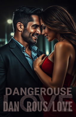 A dramatic and intense scene depicting a passionate love story that exudes feelings of betrayal, captured in a thriller atmosphere