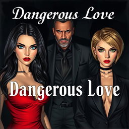 A suspenseful scene depicting a dangerous love betrayal involving two sisters and a mafia guy