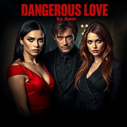 A gripping and intense scene capturing a dangerous love betrayal, featuring two sisters and a mafia guy