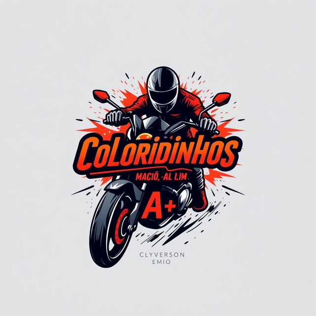 Create a T-shirt design for a motorcycle group called **Coloridinhos**, based in **Maceió-AL**