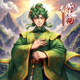 A visually striking light novel cover featuring an adult version of Wukong, illustrated in the vibrant art style of Genshin Impact