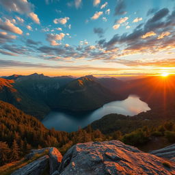 A beautifully enhanced photo featuring a vibrant landscape with striking colors, where the contrast highlights the rich textures of the scenery