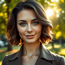 A stunning, lifelike portrait of a person with unique characteristics