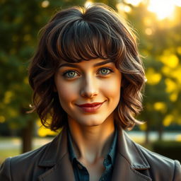 A stunning, lifelike portrait of a person with unique characteristics