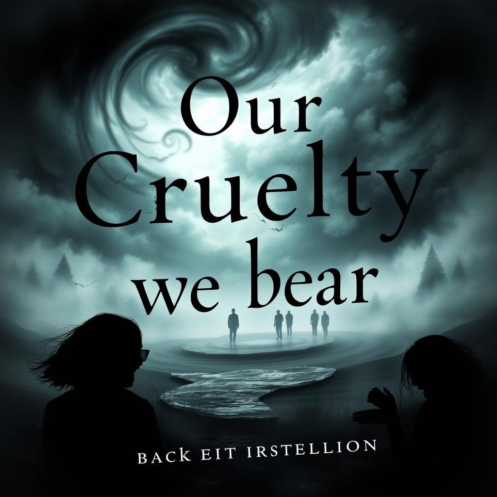 A gripping book cover for 'Our Cruelty We Bear', a psychological young adult novel