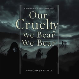 A gripping book cover for 'Our Cruelty We Bear', a psychological young adult novel