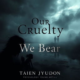 A gripping book cover for 'Our Cruelty We Bear', a psychological young adult novel