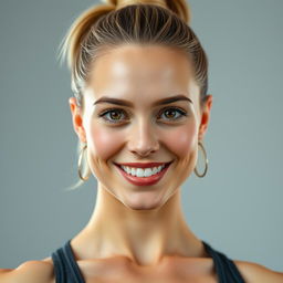 A full body portrait of a 35-year-old woman named Taylor