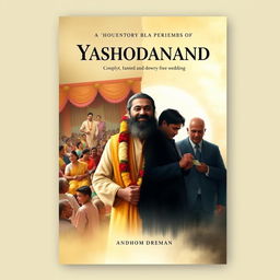 A book cover design illustrating the theme of duality in the story of Yashodanand