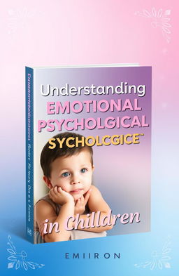 A book cover design for a psychology book titled 'Understanding Emotional Psychological Neglect in Children'