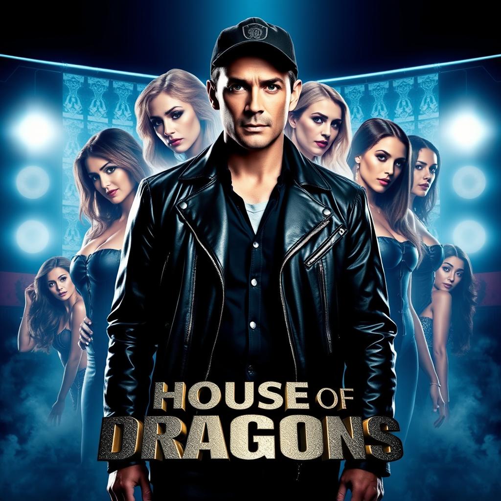 A promotional poster for a television show titled 'HOUSE OF DRAGONS'