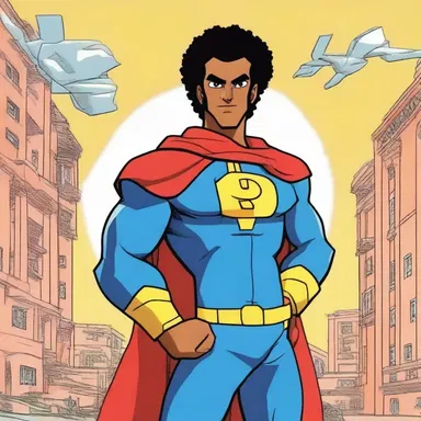In this cartoon series, the main character is an eritrean superhero.
