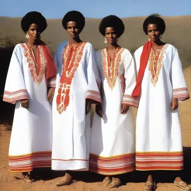 The eritrean traditional clothing has greatly influenced the fashion industry.