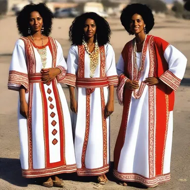 The eritrean traditional clothing has greatly influenced the fashion industry.