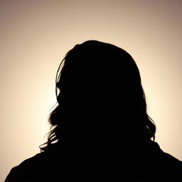 A silhouette profile picture of Jesus Christ, depicted in a dramatic and inspiring way
