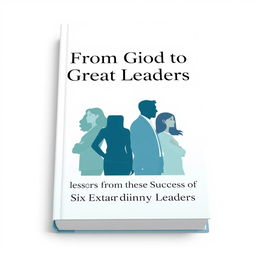 A harmonious and minimalist book cover for 'From Good to Great Leaders: Lessons from the Success of Six Extraordinary Leaders'