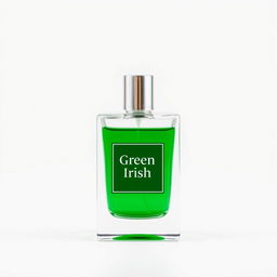 a 100ml bottle of Green Irish perfume prominently displayed against a clean, white background suitable for e-commerce websites