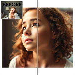 Restore and enhance an image with high-quality resolution, focusing on making colors more vibrant and details more defined
