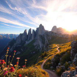 A breathtaking view of the Trestivaya Mountain, showcasing its steep cliffs and lush greenery