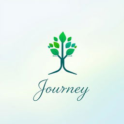 A beautifully designed logo representing a modern and innovative brand, blending elements of technology and nature