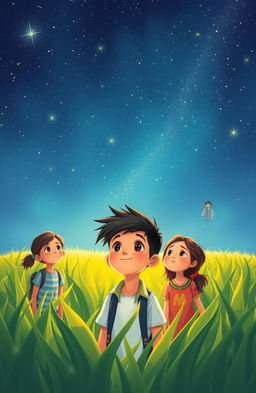 A youthful and hopeful scene capturing the essence of Dwi Cahyo, a humble boy aspiring to become an accomplished architect