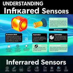 A highly informative and visually appealing poster about infrared (IR) sensors