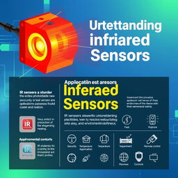 A highly informative and visually appealing poster about infrared (IR) sensors