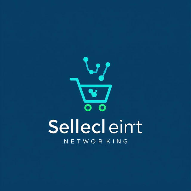 A professional logo designed for a website focused on selling and networking