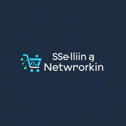 A professional logo designed for a website focused on selling and networking